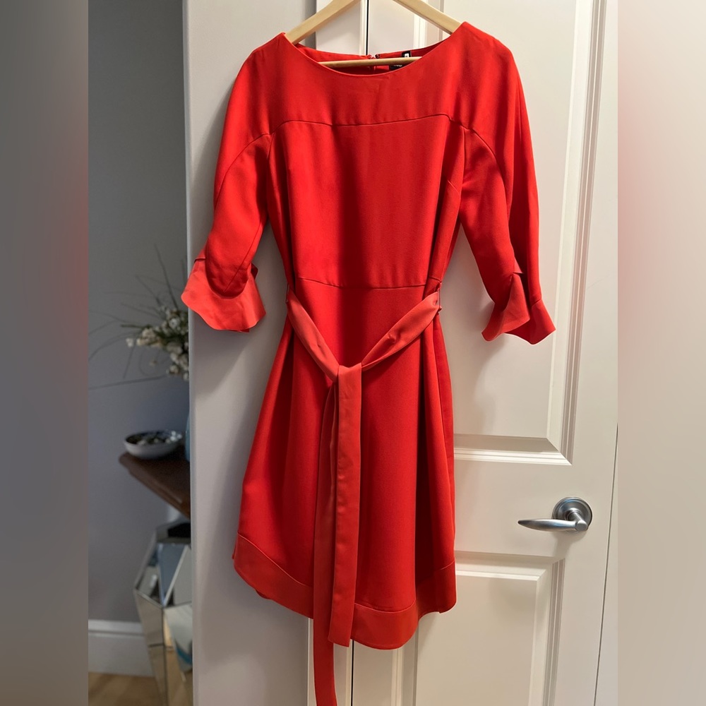 Banana Republic Red dress 3/4 sleeves